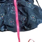 Veronica Beard Anders Dress Black Silk Stretch Floral Long Sleeve Size 4 Photo 5