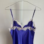 Victoria's Secret  Purple Slip Dress Lace‎ Trim Lingerie Nightie S Photo 8