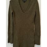 Something Navy Fitted Ribbed Mini Tunic Sweater Dress Size XS Photo 10