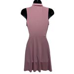 Monteau Dusty Rose Pink Spaghetti Strap Faux Wrap Slip Lace W/ Tie Dress Small S Photo 4