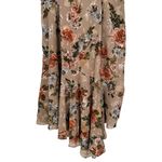 Sugar Lips Harbin Floral Balboa Asymmetrical Hem Midi Dress size 2X Puff Sleeves Photo 8