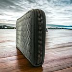 Bottega Veneta Intrecciato Lambskin Zippy Wallet Black Photo 1