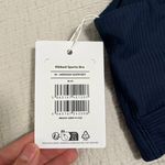 Gymshark Ribbed Sports Bra - Navy Photo 3