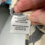 Joie  100% cashmere‎ sweater cardigan gray & cream size medium Photo 3