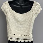 Say What? Say What? Cream Knit Top size L Photo 1