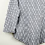Boden Women's US 8 Gray White Polka Dot Long Sleeve Cotton Knit Top UK 12 Photo 1