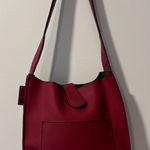 Alan Stuart Deep Red Shoulder Bag Photo 0