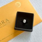 Certified 2.5ct Oval cut D,VVS1 Moissanite 18K gold plated over S925 engagement ring/7 Photo 13