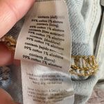 We Wore What 90’s Light Wash Denim Relaxed Overall Shorts Raw Hem Romper L Photo 8