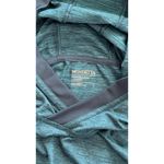 Mondetta  Performance Luxury Pullover Women Size Large Marled Green Hooded‎ Photo 4