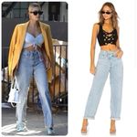 AGOLDE NEW  Women’s Criss Cross Upsized Jeans Photo 1