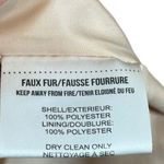 Apparis Maria Faux Fur Coat Brown Plush Women’s Size Small Hooded Open Front Photo 12