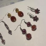 Women’s Lot Of 4 Costume Earrings Pierced Dangle Drop Photo 5