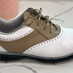 FootJoy  tan/white saddle golf shoes Photo 4