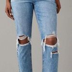 American Eagle AE Strigid Ripped Mom Jean Photo 0