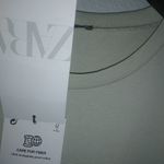 ZARA  L Cotton Sleeveless Crew Neck Sheath Dress in Khaki New! Photo 2