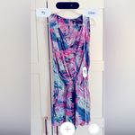 BCBGMAXAZRIA  Floral Romper Size Medium Resortwear Beach Pool Vacation Photo 6