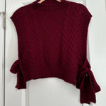 SheIn Red Sweater Vest Photo 0