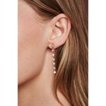 Lili Claspe Cici Duster Earrings in Gold New Womens Dangle Drop Crystal Jewelry Photo 8