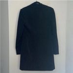 Grace Dane Lewis Black Long Sleeve Long Line Trench Coat Jacket Size 4 Photo 6