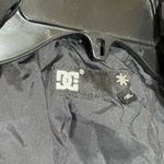 DC Women’s Black Nylon Blue Trim Button Up Jacket Photo 9