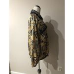 Mureli 100% Silk Women’s Jacket Shirt Nautical Multicolor Zip Pocket Size XL Yellow Photo 1