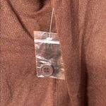 Modcloth Womens Button Detail Pullover Tunic Sweater High Low Brown Medium Photo 11