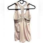 Lululemon π LIGHT PINK AND GRAY CROSSBACK TANK TOP WITH BUILT IN BRA Photo 1