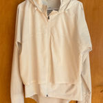 Antonio Melani  White Layered Hooded Lightweight Jacket Womens Size L Photo 0