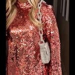 Maeve Sequin Mock Neck Mini Dress Photo 1