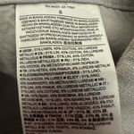 Banana Republic Linen Blend 4.5 Inch Shorts Grey Metallic Sparkle NWT Photo 4