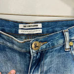 One Teaspoon  Light Wash Distressed Straight Leg Ankle Cotton Jeans Size … Photo 7