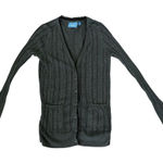 Vera Wang Simply Vera  Women's‎ Gray Cardigan Sweater Size M Photo 0