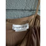 Lovers + Friends Women's Boho Albany Rouched Y2K Bodysuit in Taupe Brown size XS Photo 4