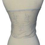 Tiger Mist Y2K  Karolina Cream Ivory Lace Strapless Crop Top Romantic Sexy Sz S Photo 5
