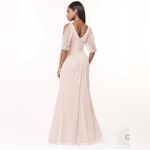 Azazie  Noila Rose Petal A-Line Pleated Mesh Bridesmaid Dress Size A14 NWT Photo 8