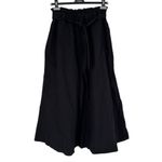 Disturbia Strega Tie Belt Midaxi Skirt in Black size 2 NWT Cotton Midi Maxi Photo 2