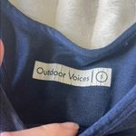 Outdoor Voices  Navy Blue Athletic Crop Top Photo 1