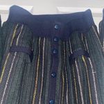 Vintage 70s wool and suede stripped jacket very rare 42​ Size M Photo 2