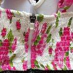 Betsey Johnson  Love Always Pink Rose Corset High Waist Bikini Set NWT Photo 5