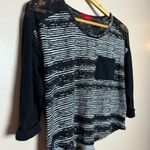 Hot Kiss SALE! Striped Cropped Casual Top Size M VGUC Photo 2