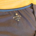 Athleta  Womens Size Medium Stratus  Long Sleeve Blue Solid Relaxed thumbhole Photo 5