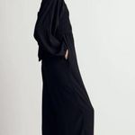 Madewell Black Star Jacquard Lucie Tie-Back Long-Sleeve Jumpsuit 8 Photo 1