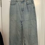 Reformation  Tazz Denim Maxi Skirt Photo 0