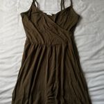 Garage Olive Green Romper Dress Photo 1
