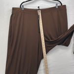 Susan Graver  Liquid Knit Pants Size 2X Chocolate Brown Photo 9