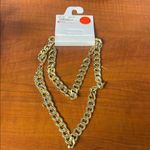 Gold Curb Link Chunky Necklace Photo 1
