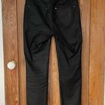 ✨ Lafayettee 148 Waxed Denim Thompson Jeans Slim Straight Leg Black Jean Size 0 Photo 4