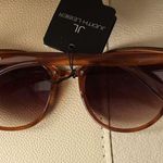 Judith Leiber Tortoise & Gold Cat's Eye Sunglasses Photo 1