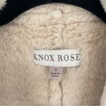 Knox Rose Women’s  Long Faux Suede Sherpa Vest, Size Small Photo 5